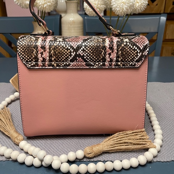 DUNE LONDON Faux SnakeSkin Structured Crossbody Handbag w/Match Coi… - Picture 10 of 13